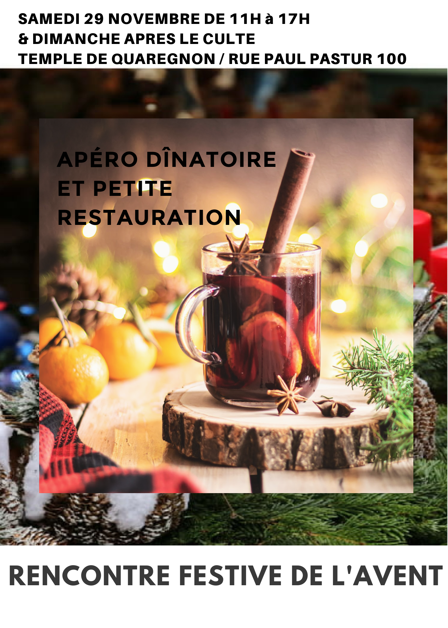 Rencontre festive de l'Avent